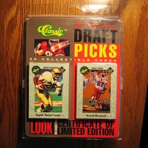 Classic 1991 Football Draft Picks with 50 Collectible Cards